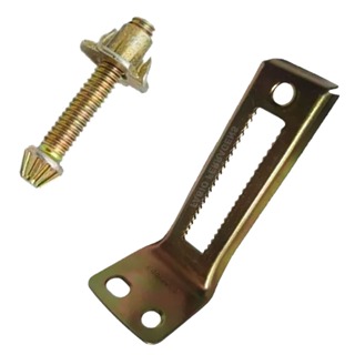 Chapa L + Parafuso Com Porca Garra Para Porta Camarão - Fabio Ferragens em Oferta na Shopee