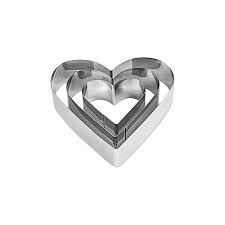 CORTADOR CORAÇAO G 3 PÇS em Oferta na Shopee