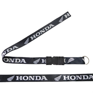 Chaveiro Honda Motos Cordão Preto Com Engate Rápido em Oferta na Shopee