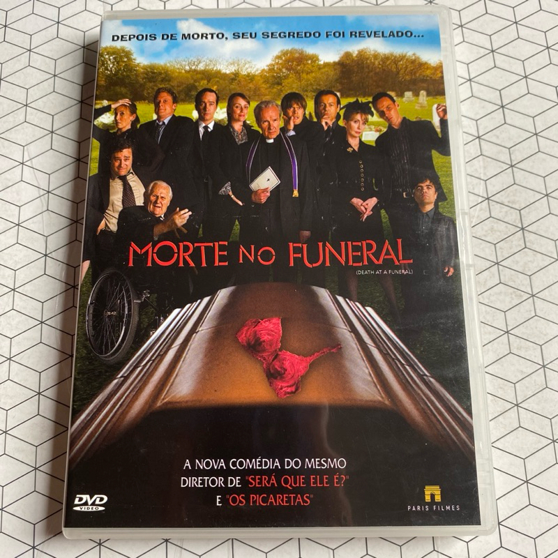Dvd original Morte no funeral