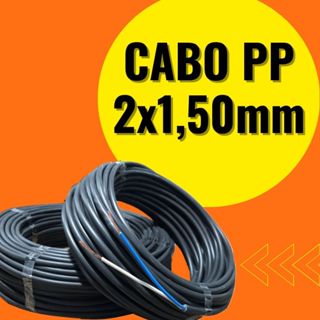 Rolo Fio Cabo PP 2X1.50mm