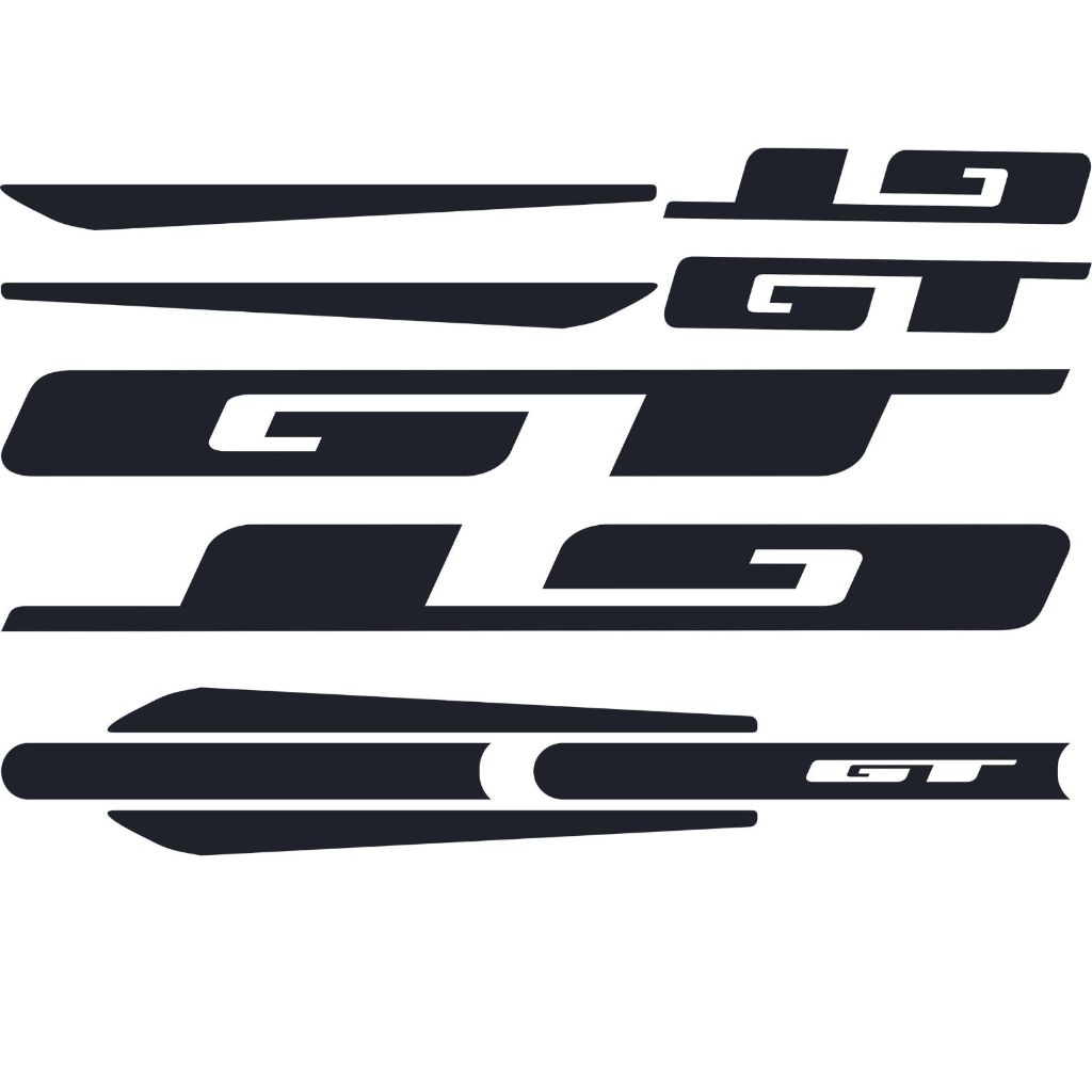 Adesivo de quadro plotter GT montain bike 7 peças bicicleta em Oferta na Shopee