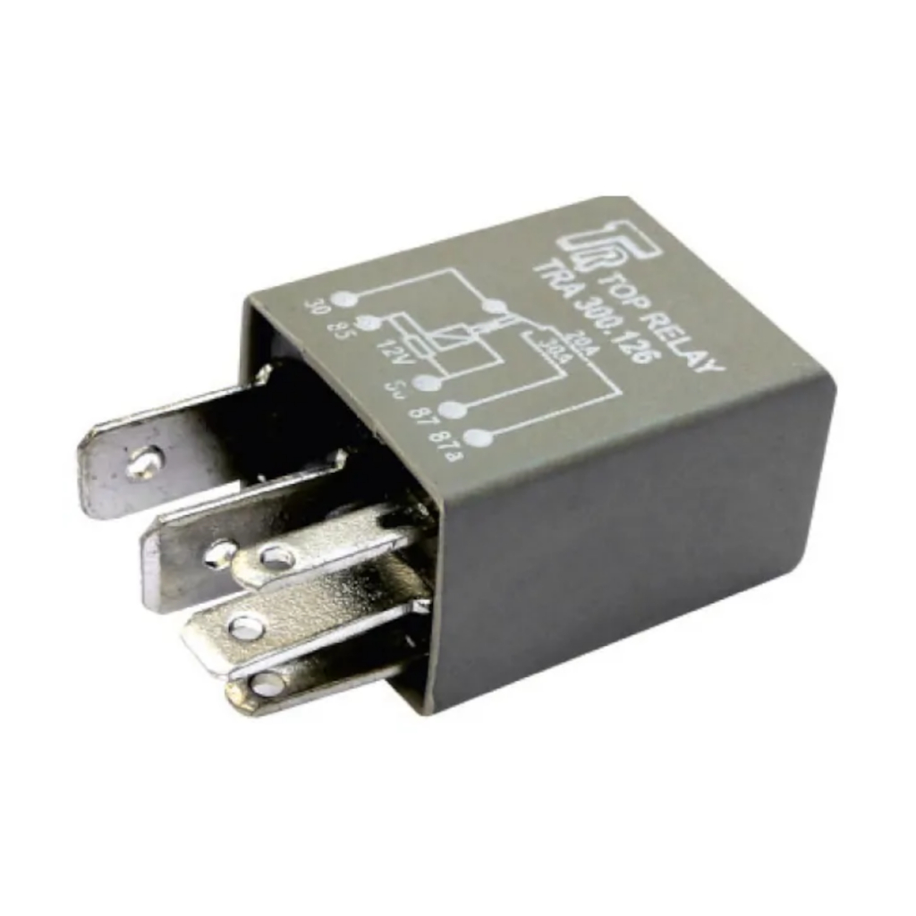 Relé Mini  - 20/30A - 5 Terminais em Oferta na Shopee