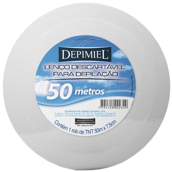 Lenço para Depilação Depimiel TNT Rolo 50m