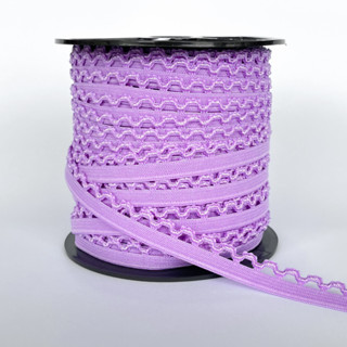 Elastico para Calcinha Lingerie Bico Decorado Largura 13mm Rolo com 50 metros