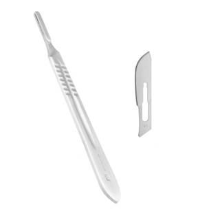 Lamina De Bisturi N° 21 Caixa C/ 100un + Cabo N° 4 Kit em Oferta na Shopee