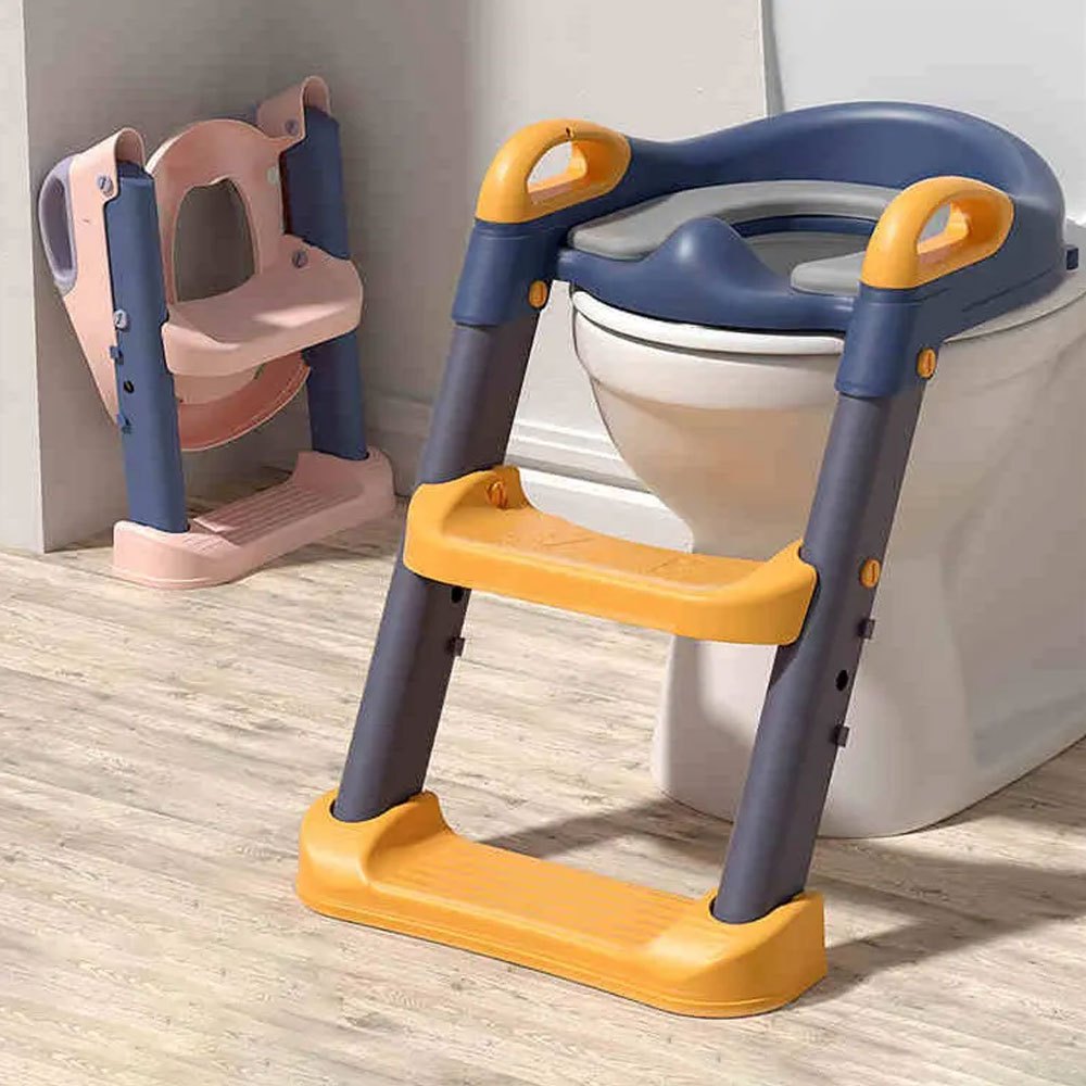 Assento Redutor Infantil C/ Escada Troninho para Vaso Sanitário