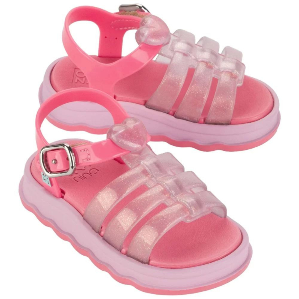 Sandália Infantil Feminina Zaxy Nina Rosa