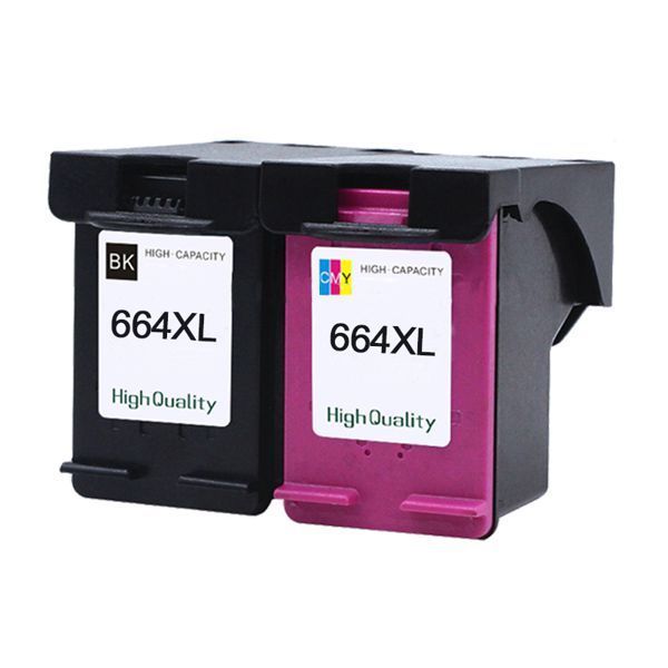 KIT CARTUCHOS COMPATIVEIS 664 XL BLACK E COLLOR DE 15 ML