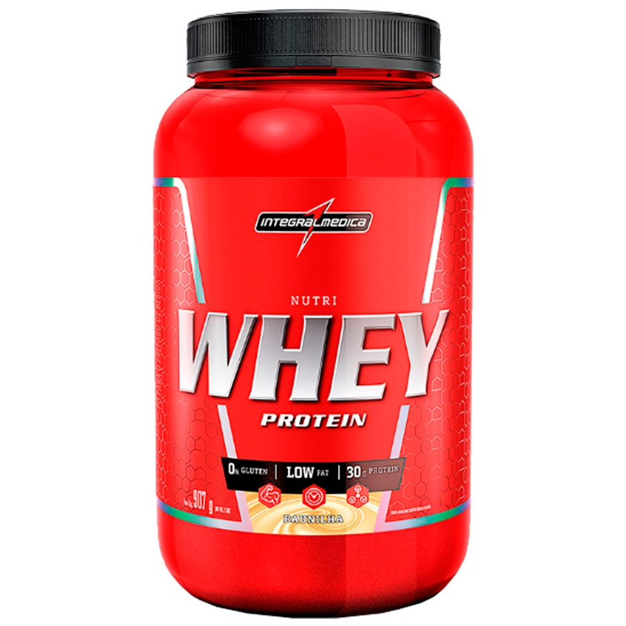 Nutri Whey Protein Concentrado - 900g - IntegralMédica - Health