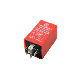 Relé Temporizador 24V 6T LPB Vermelho