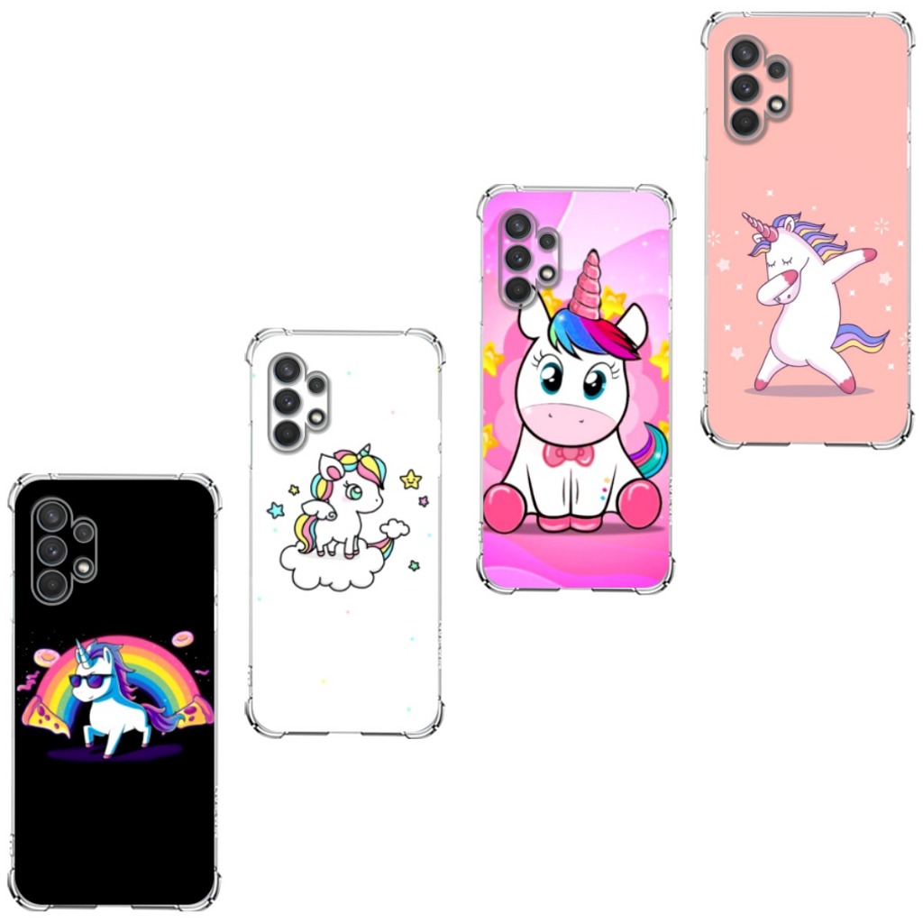 CAPA CAPINHA HEX TPU COMPATÍVEL COM Samsung A32 4g Capa Tpu Desenhos Variados Unicornio, coloridos
