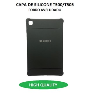 Capa Tablet Anti-Impacto Galaxy Tab A7 10.4 Polegadas SM-T500 SM-T505 Silicone Aveludada