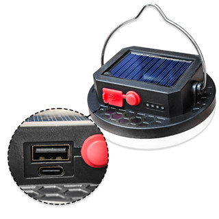 Lanterna De Acampamento Com Carregador De Energia Solar/USB - A355