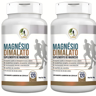 Kit C/2 Magnésio Dimalato 120 Capsulas - Fits Life