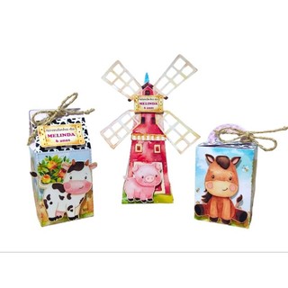 kit festa fazendinha/ personalizados/ caixinhas personalizadas fazendinha