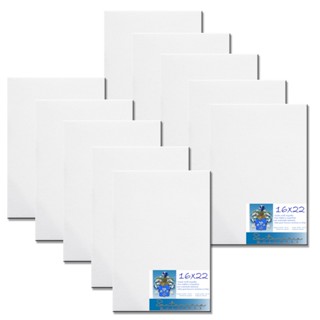 Kit 10 Telas De Pintura 16x22 Prontas Para Uso 100% Algodão em Oferta na Shopee