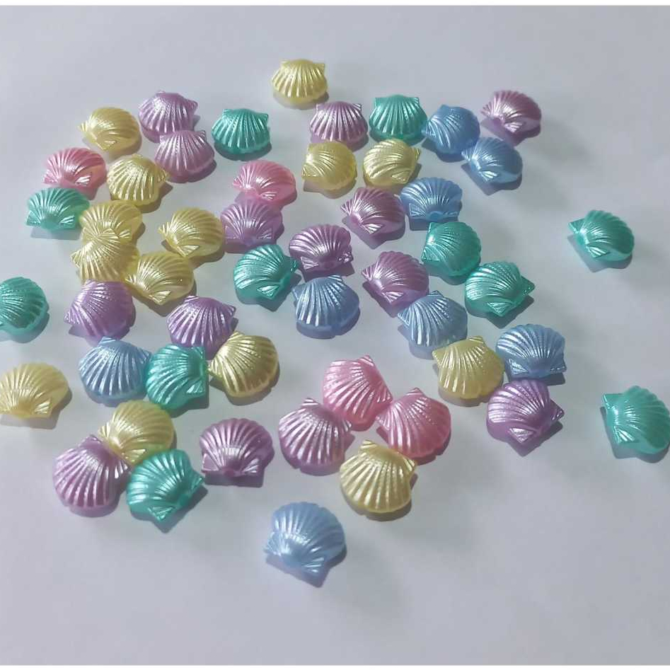 ENTREMEIO CONCHA 10MM CANDY COLORS DE 50 À 250 PÇS NA PROMOÇÃO