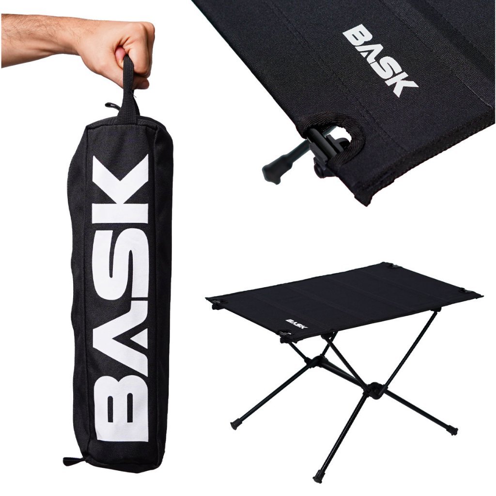 Mesa De Exterior Em Alumínio Dobrável Com Tampo Tecido Oxford Ultraleve Acampamento Praia Bolsa Bask em Oferta na Shopee