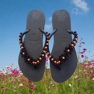 Chinelo Bordado Feminino Dia a Dia Chinelo Personalizado Slin Verão