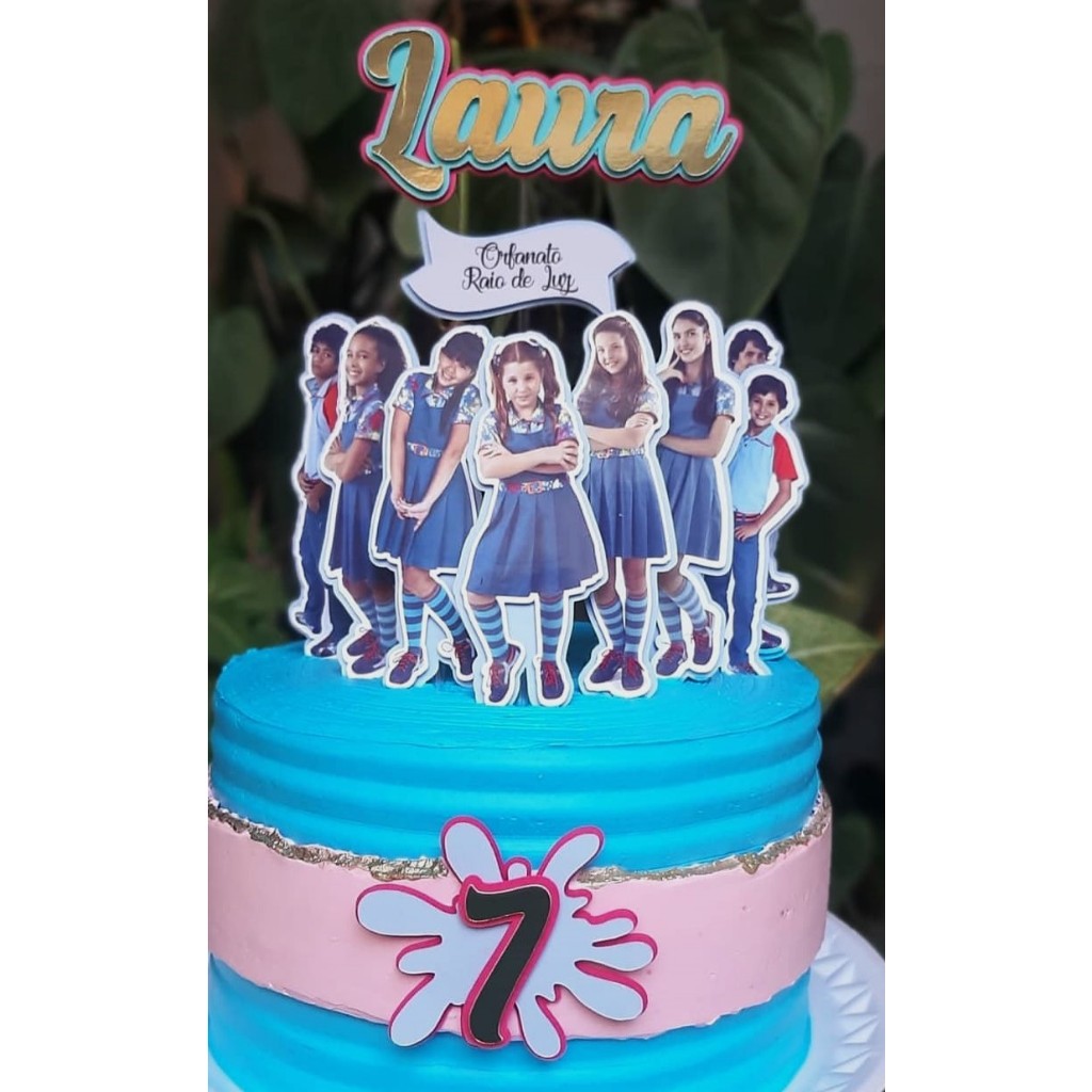 Topo de Bolo Infantil Chiquititas Personalizado