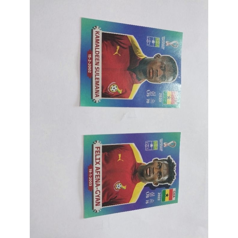 Figurinha copa do mundo Gana
