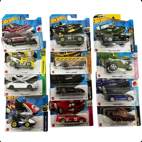 Kit 5 Carrinhos Hot wheels Basico Sem repetir modelos Mattel C4982 em Oferta na Shopee