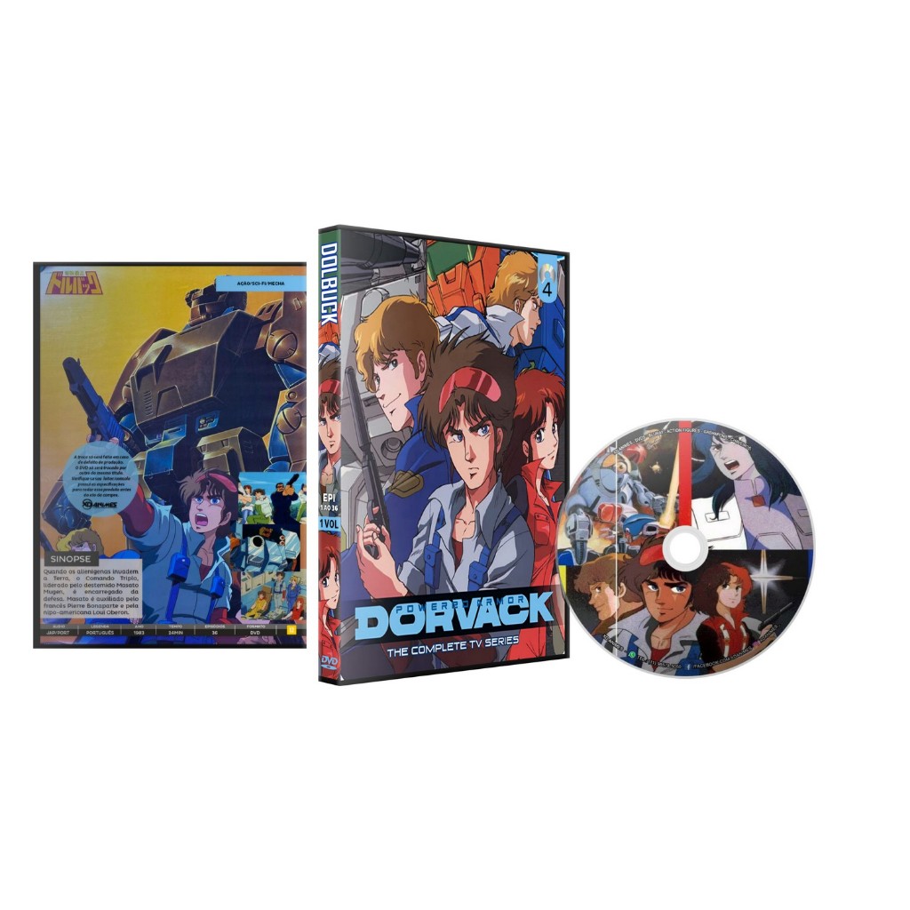 Dvd Comando Dolbuck Série Completa Dual Áudio