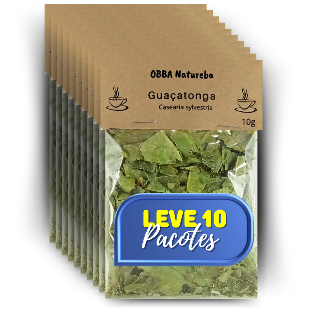 Kit 10 Chás de Guaçatonga-100% Puro Erva Natural Chá