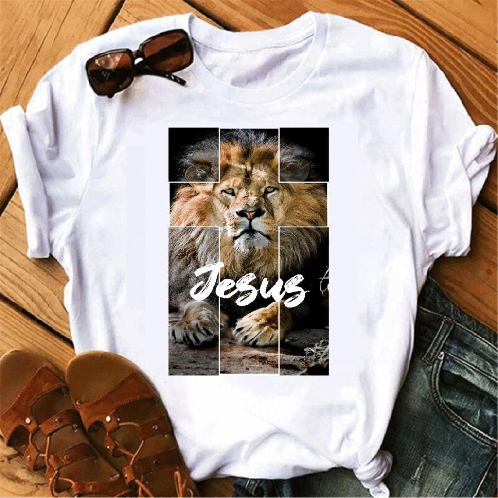 Blusa T-shirt Camiseta Feminina Estampada - Oncinha - Várias Estampas