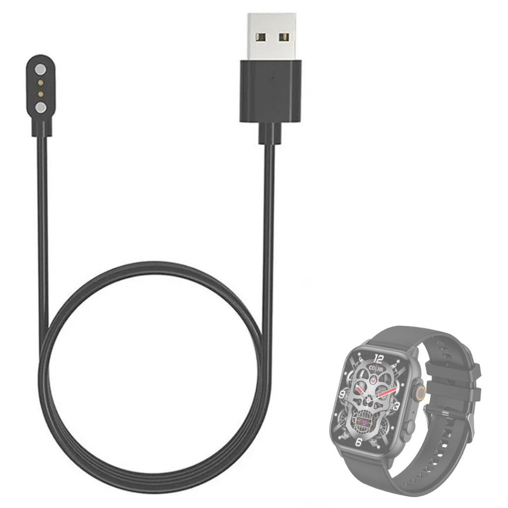 Carregador Usb Compatível Com Colmi C81 Redondo magnetico Magnético