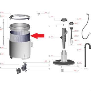 Cesto maquina de lavar Electrolux modelo LT10B LES11 LAC11 Codigo A11589301 Original