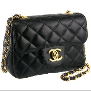 Bolsa Feminina Baby Bag Mini Alça De Corrente Dourada Baladinha Balada