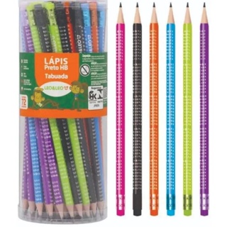 Kit 10 Lápis Grafite HB Tabuada Leo&Leo com Borracha. em Oferta na Shopee