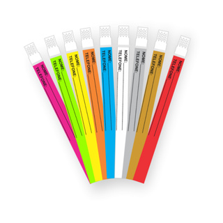 100 Pulseiras de identificação Para Viagens Crianças Passeios Escolas em Oferta na Shopee