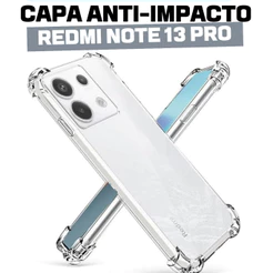 Capinha Redmi Note 13 Pro 5g Transparente Tpu Qualidade Premium