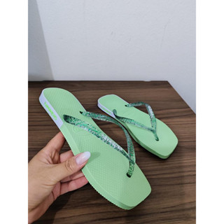 Chinelo Rasteira Feminino Lateral Personalizada em Cores Neon