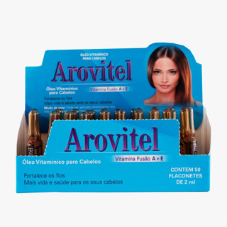 Ampola Arovitel Vitamina Capilar Fusão Vitamínica A + E - 2ml