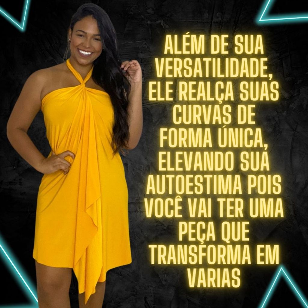 Detalhes do SAIDA DE PRAIA VESTIDO CHIQUE DE AMARRAÇÃO 10X1 TENDENCIA VERAO 2024