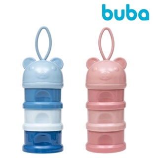 Pote empilhavel Porta leite em pó e snack Buba em Oferta na Shopee