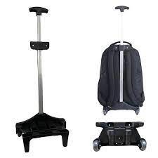 Suporte Carrinho Preto Mochila 1 Haste 42 A 45cm Rodinha Silicone Escolar em Oferta na Shopee