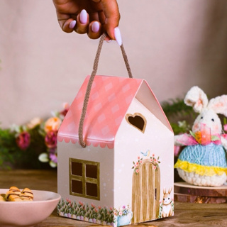10~40 Caixa Casinha G C/ Alça 17X10X10 Páscoa Encantada ID4861 (Páscoa Ideia 2025) em Oferta na Shopee