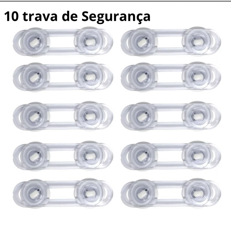 10 Trava Gaveta em silicone dobrável Para segurança de bebê/ crianças trava porta Armário e gavetas Proteção em Oferta na Shopee