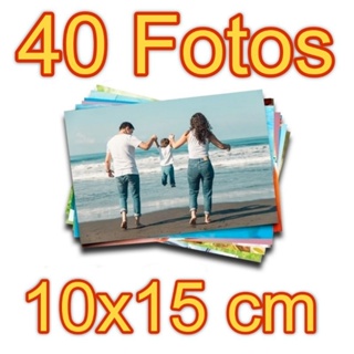 Revelação de Fotos 10x15 - 40 unid em Oferta na Shopee