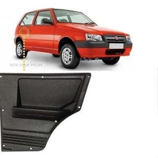 Forro lateral traseiro esquerdo Fiat uno 2 portas original em Oferta na Shopee