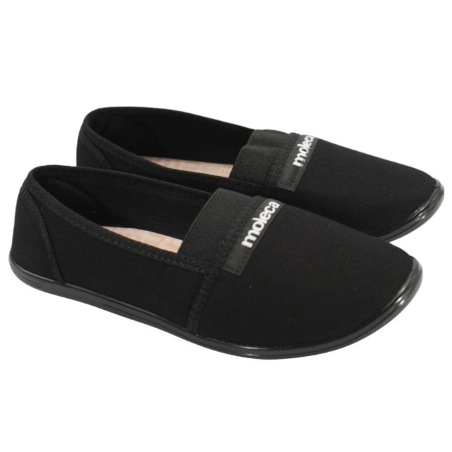 Sapatilha Moleca Pano Elástico (Original) - Preto