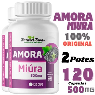 240 capsulas de Amora Miura 500mg - PRONTA ENTREGA!! 100% ORIGINAL Saude da Mulher