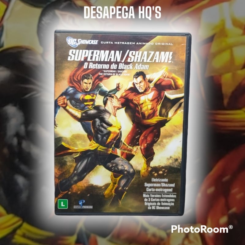 DVD - SUPERMAN / SHAZAM! O RETORNO DE BLACK ADAM