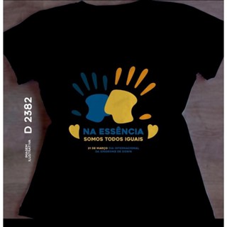 T-shirt Camiseta Baby Loock e Infantil- Síndrome de Down