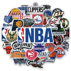 30 Adesivos Variados Times Basquete Basketball Para Caderno Notebook Carro Moto Capacete Skate